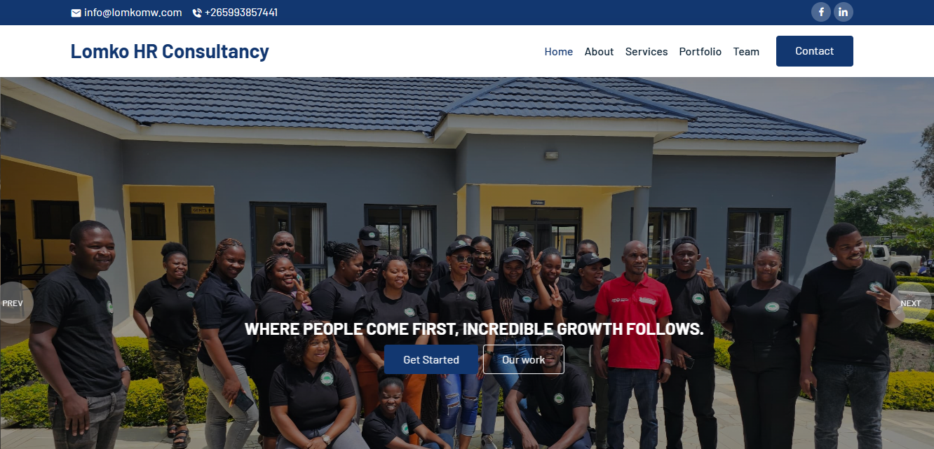 Lomko HR Consultancy Project Image